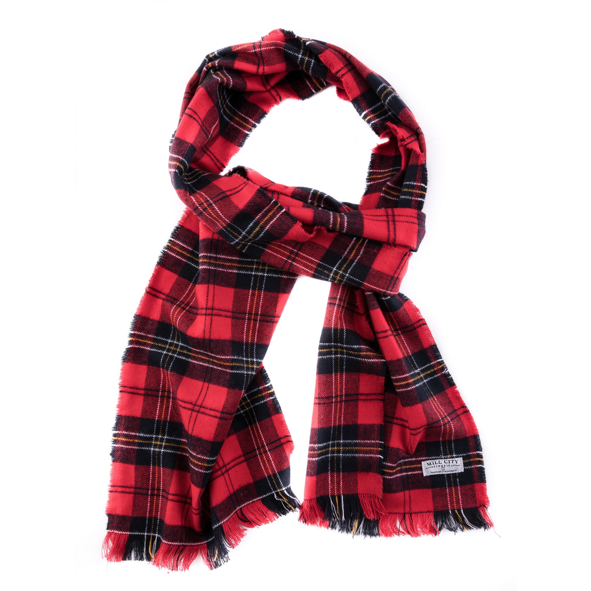 Burnett Tartan Flannel Scarf – Mill City Fineries