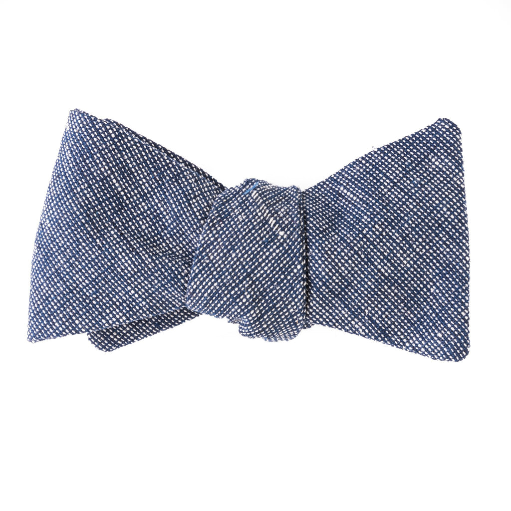 Two-Tone Linen Bow Tie