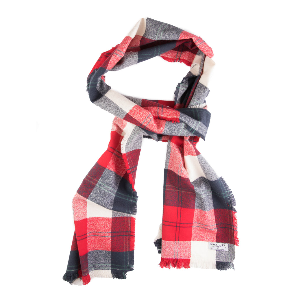Valley Forge Plaid Flannel Scarf