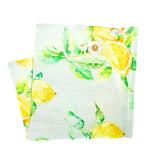 Lemon Linen Pocket Square