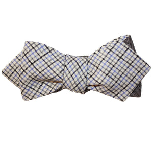 gray Irish linen and Italian wool bow tie