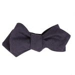 dark purple suiting grade 120 wool bow tie