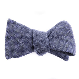 Nautical Blue Chambray Bow Tie