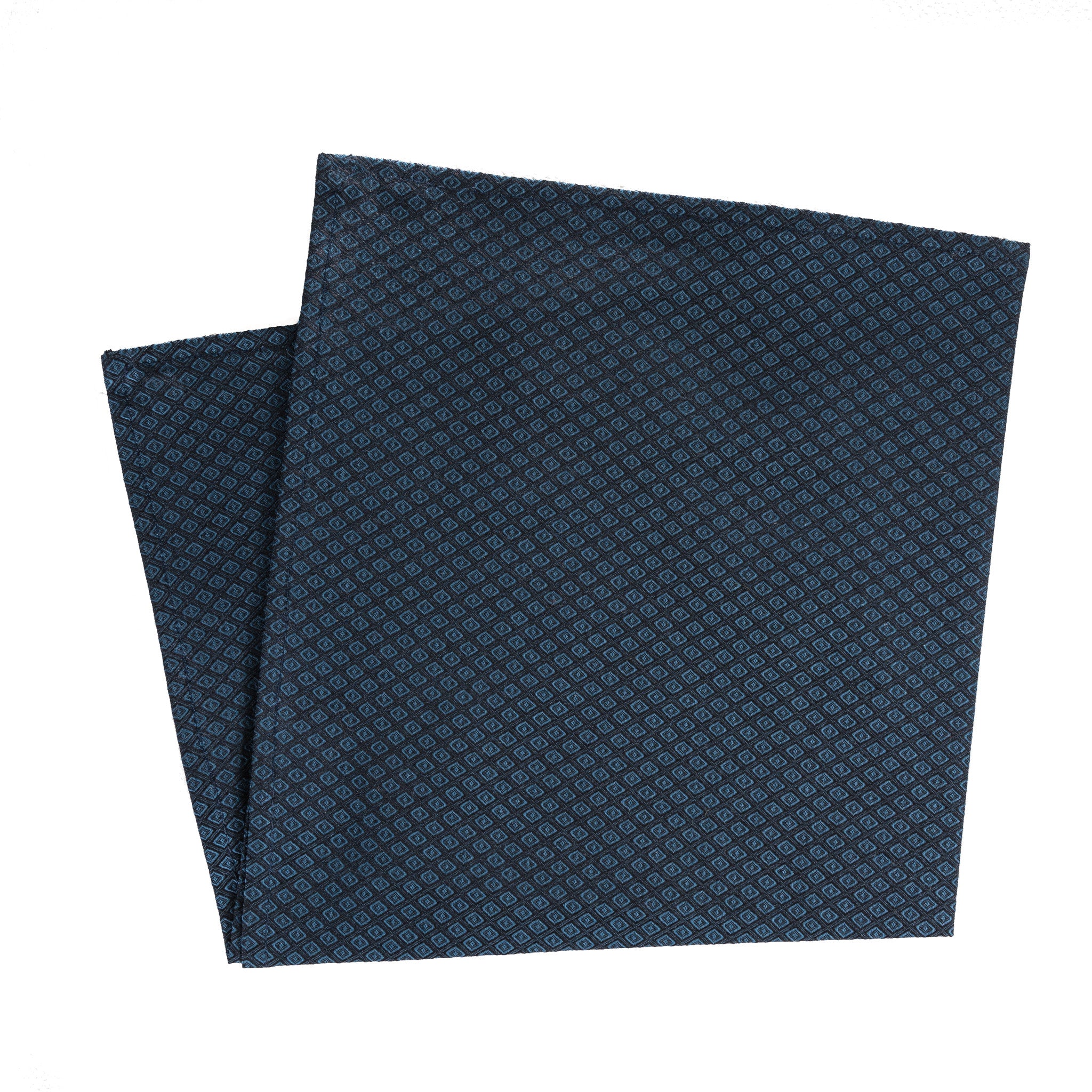 Dot-in-Diamond Grid Pocket Square (additional colors available)